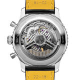 Shop Breitling Navitimer B01 Chronograph 43 Green Dial Black Leather Strap Watch for Men - AB0138241L1P1 in USA
