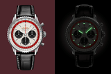 Shop Breitling Navitimer B01 Chronograph 43 Boeing 747 White Dial Black Leather Strap Watch for Men - AB01383B1G1P1 in USA