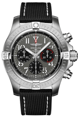 Shop Breitling Avenger B01 Chronograph 45 Anthracite Dial Black Nylon Strap Watch for Men - AB01821A1B1X1 in USA