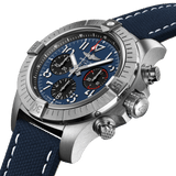 Shop Breitling Avenger B01 Chronograph 45 Blue Dial Blue Nylon Strap Watch for Men - AB01821A1C1X1 in USA