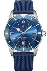 Breitling Superocean Heritage B20 Automatic 46 Blue Dial Blue Mesh Bracelet Watch for Men - AB2020161C1S1