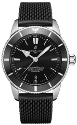 Breitling Superocean Heritage B20 Automatic 44 Black Dial Black Mesh Bracelet Watch for Men - AB2030121B1S1