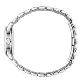 Shop Gucci G Timeless Diamonds Mother of Pearl Dial Silver Steel Strap Watch For Women - YA126542 in USA