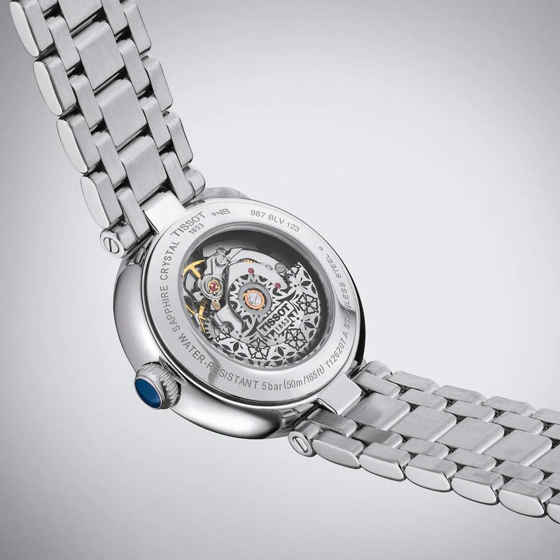 Tissot Bellissima Automatic Silver Dial Silver Steel Strap Watch For Women - T126.207.11.013.00 Buy Now By Tissot