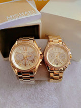 Michael Kors Bradshaw Quartz Gold Dial Gold Steel Strap Watch For Women - MK6538 Buy Now By Michael Kors