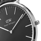 Daniel Wellington Classic Cornwall Black Dial Black Nylon Strap Watch For Women - DW00100149 Buy Now By Daniel Wellington