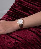 Guess Crystalline Diamonds Silver Dial Rose Gold Steel Strap Watch for Women - GW0114L3 Buy Now By Guess