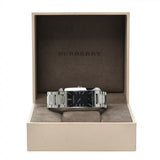 Shop Burberry Heritage Black Dial Silver Steel Strap Watch For Women - BU9401 in USA