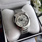 Gucci GG2570 Silver Dial Silver Steel Strap Watch For Men - YA142308 Buy Now By Gucci