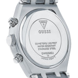 Shop Guess Continental Black Dial Silver Steel Strap Watch for Men - GW0260G1 in USA