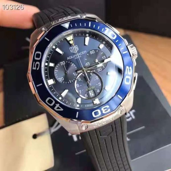 Shop Tag Heuer Aquaracer Blue Dial Watch for Men - CAY111B.FT6041 in USA