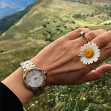 Maurice Lacroix Aikon Mother of Pearl Dial Two Tone Steel Strap Watch for Women - A11006-PVY13-171-1 Buy Now By Maurice Lacroix