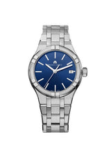 Maurice Lacroix Aikon Date Blue Dial Silver Steel Strap Watch for Men - AI1108-SS002-430-1 Buy Now By Maurice Lacroix
