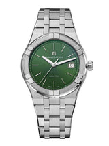 Maurice Lacroix Aikon Automatic Green Dial Silver Steel Strap Watch for Men - AI1807-SS002-630-1 Buy Now By Maurice Lacroix