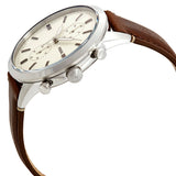 Fossil Townsman Chronograph White Dial Brown Leather Strap Watch for Men - FS5350 Buy Now By Fossil