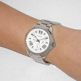 Fossil Cecile Multifunction Silver Dial Silver Steel Strap Watch for Women - AM4509 Buy Now By Fossil