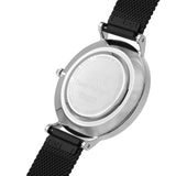 Daniel Wellington Petite Ashfield Black Dial Black Mesh Strap Watch For Women - DW00100202 Buy Now By Daniel Wellington