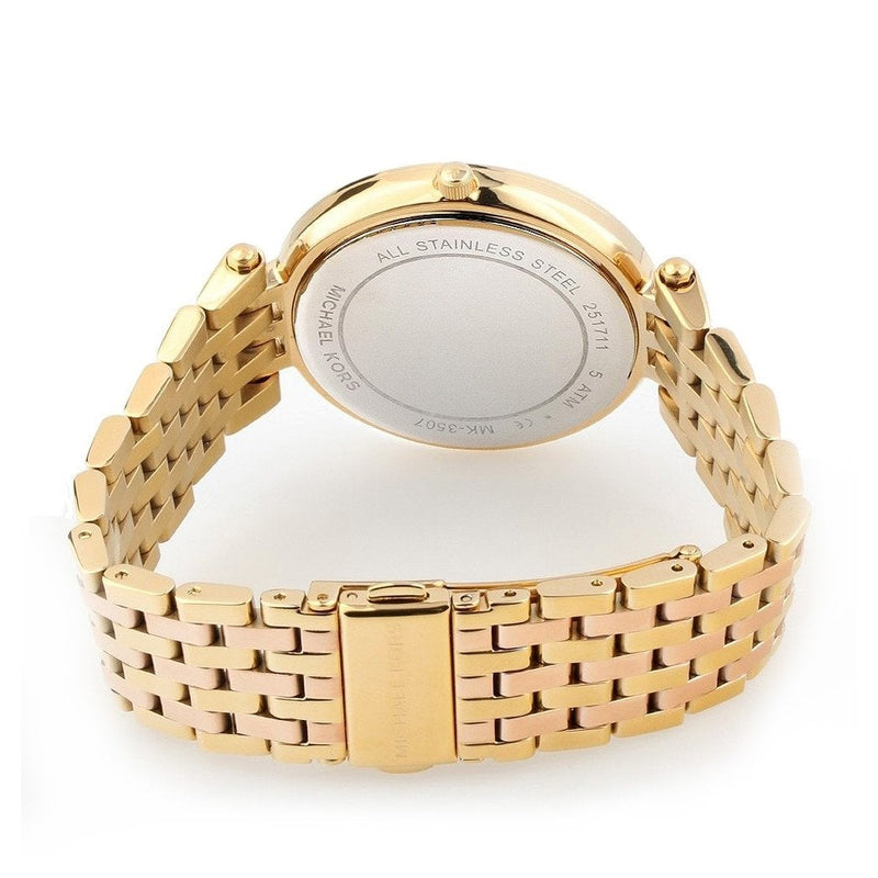 Michael Kors Darci Rose Gold Dial Rose Gold Steel Strap Watch for Women - MK3507 Buy Now By Michael Kors