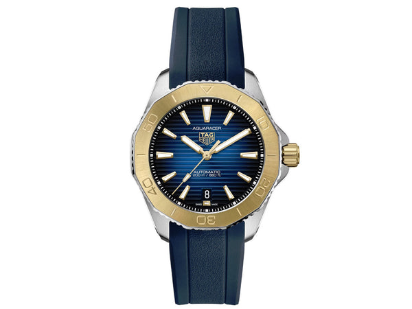 Tag Heuer Aquaracer Professional 200 Automatic Blue Dial Blue Rubber Strap Watch for Men - WBP2150.FT6210 Buy Now By Tag Heuer
