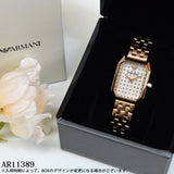 Emporio Armani Gioia Quartz Mother of Pearl Dial Rose Gold Steel Strap Watch For Women - AR11389 Buy Now By Emporio Armani