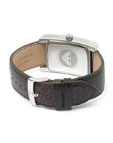 Emporio Armani Classic Beige Dial Brown Leather Strap Watch For Women - AR0155 Buy Now By Emporio Armani