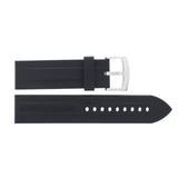 Emporio Armani Sportivo Chronograph Black Dial Black Rubber Strap Watch For Men - AR0527 Buy Now By Emporio Armani