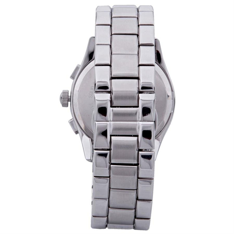 Emporio Armani Valente Chronograph Black Dial Silver Stainless Steel Watch For Men - AR0673 Buy Now By Emporio Armani