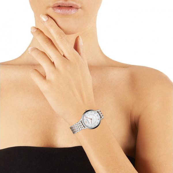 Emporio Armani Mother of Pearl Dial Two Tone Stainless Steel Watch For Women - AR11094 Buy Now By Emporio Armani