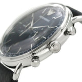 Emporio Armani Aviator Blue Dial Blue Leather Strap Watch For Men - AR11105 Buy Now By Emporio Armani