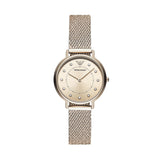 Emporio Armani Kappa Pink Dial Pink Mesh Bracelet Watch For Women - AR11129 Buy Now By Emporio Armani