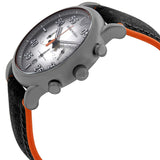 Emporio Armani Chronograph Quartz Grey Dial Black Leather Strap Watch For Men - AR11174 Buy Now By Emporio Armani