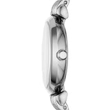 Emporio Armani Donna Mother of Pearl Dial Silver Steel Strap Watch For Women - AR11204