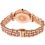 Emporio Armani Gianni T Bar Quartz Mother of Pearl Dial Rose Gold Steel Strap Watch For Women - AR11385 Buy Now By Emporio Armani