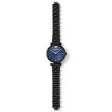 Emporio Armani Gianni T-Bar Quartz Black Mother of Pearl Dial Black Steel Strap Watch For Women - AR11268 Buy Now By Emporio Armani