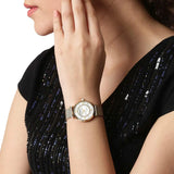 Emporio Armani Gianni T Bar Mother of Pearl Dial Gold Mesh Bracelet Watch For Women - AR11321 Buy Now By Emporio Armani