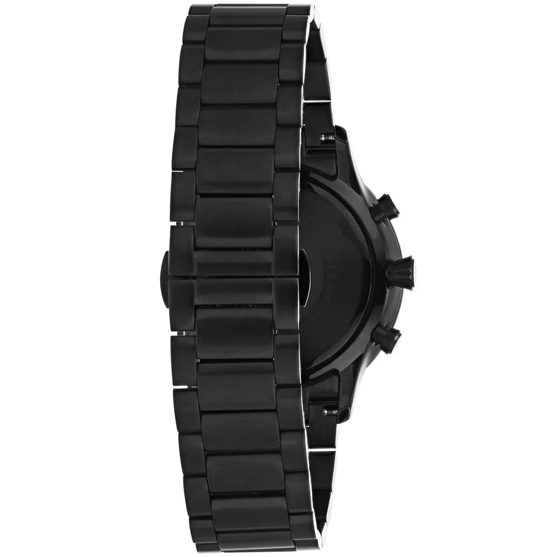 Emporio Armani Giovanni Chronograph Black Dial Black Steel Strap Watch For Men - AR11349 Buy Now By Emporio Armani