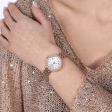 Emporio Armani Rosa Quartz Mother of Pearl White Dial Rose Gold Steel Strap Watch For Women - AR11355 Buy Now By Emporio Armani