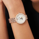 Emporio Armani Rosa Mother of Pearl Dial Rose Gold Steel Strap Watch For Women - AR11462 Buy Now By Emporio Armani