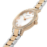 Emporio Armani Cleo Mother of Pearl Dial Two Tone Steel Strap Watch For Women - AR11499