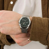 Emporio Armani Paolo Chronograph Green Dial Silver Steel Strap Watch For Men - AR11529 Buy Now By Emporio Armani
