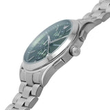 Emporio Armani Chronograph Green Dial Silver Steel Strap Watch For Men - AR11480 Buy Now By Emporio Armani