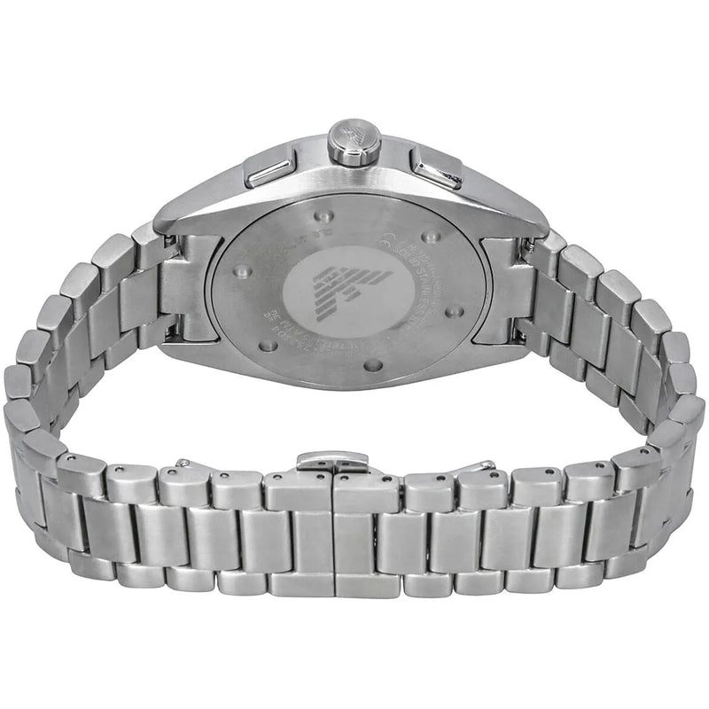 Emporio Armani Claudio Chronograph Blue Dial Silver Steel Strap Watch For Men - AR11541 Buy Now By Emporio Armani