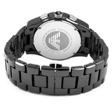 Emporio Armani Valente Chronograph Black Dial Black Ceramic Strap Watch For Men - AR1400 Buy Now By Emporio Armani