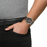 Emporio Armani Classic Chronograph Brown Dial Brown Leather Strap Watch For Men - AR1734 Buy Now By Emporio Armani