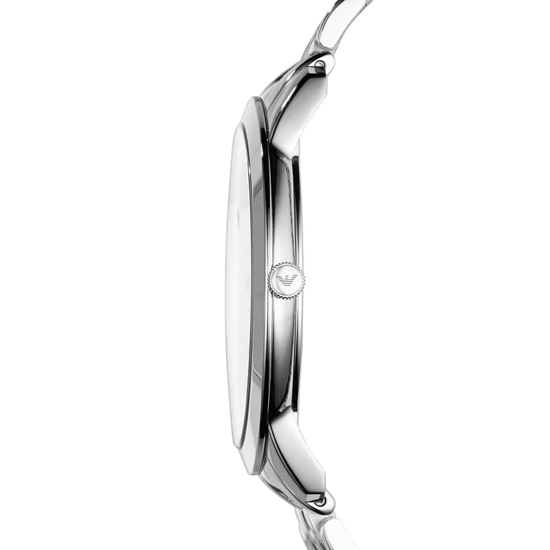 Emporio Armani Classic Quartz Silver Dial Silver Steel Strap Watch For Men - AR1745 Buy Now By Emporio Armani