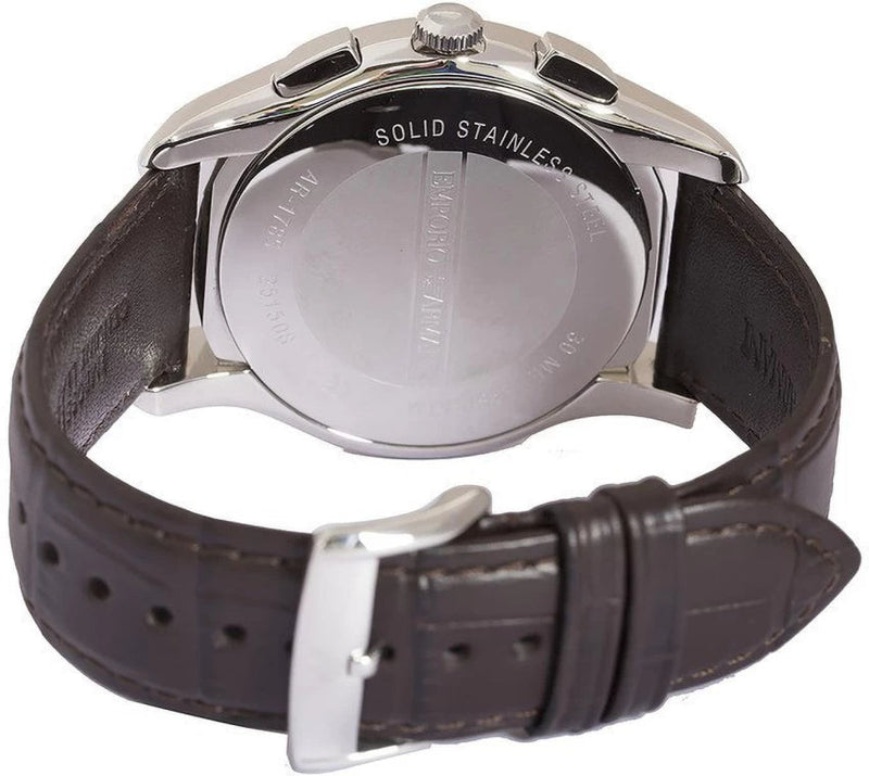 Emporio Armani Valente Chronograph Brown Dial Brown Leather Strap Watch For Men - AR1785 Buy Now By Emporio Armani