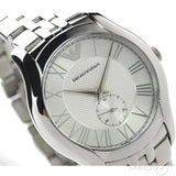 Emporio Armani Classic Quartz Silver Dial Silver Steel Strap Watch For Men - AR1788 Buy Now By Emporio Armani