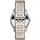 Emporio Armani Classic Quartz Silver Dial Two Tone Steel Strap Watch For Men - AR1824 Buy Now By Emporio Armani