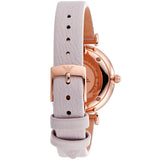 Emporio Armani Gianni T Bar Mother Of Pearl Pink Dial Pink Leather Strap Watch For Women - AR1958 Buy Now By Emporio Armani