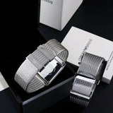 Emporio Armani Super Slim Quartz White Dial Silver Mesh Bracelet Watch For Women - AR2015 Buy Now By Emporio Armani